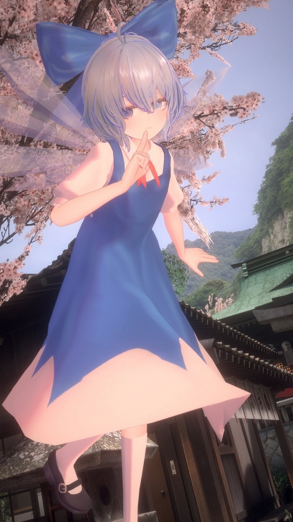 【RadDollV3対応】チルノ衣装【東方Project】