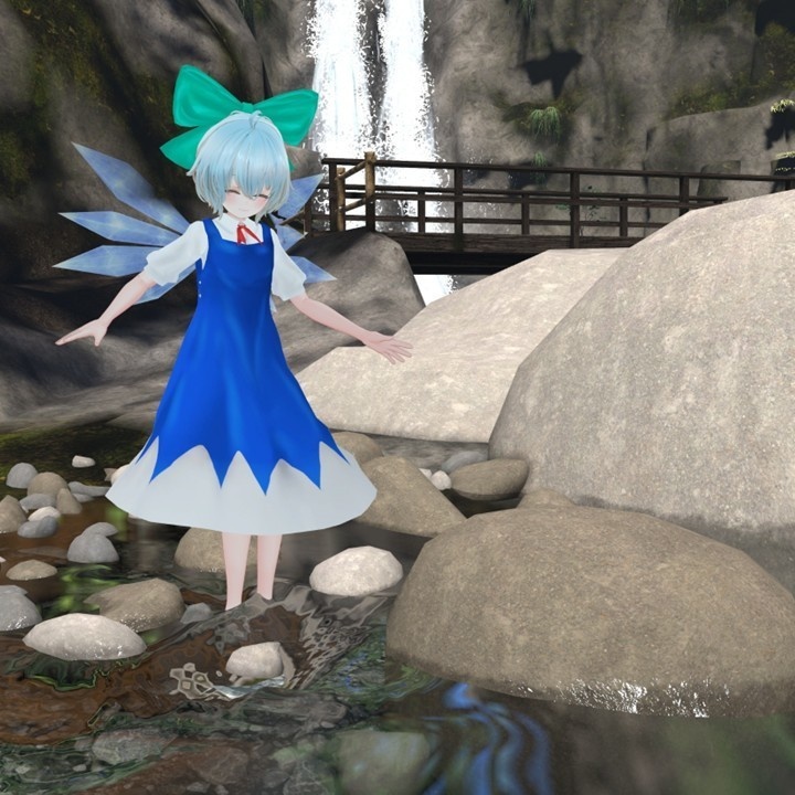 【RadDollV3対応】チルノ衣装