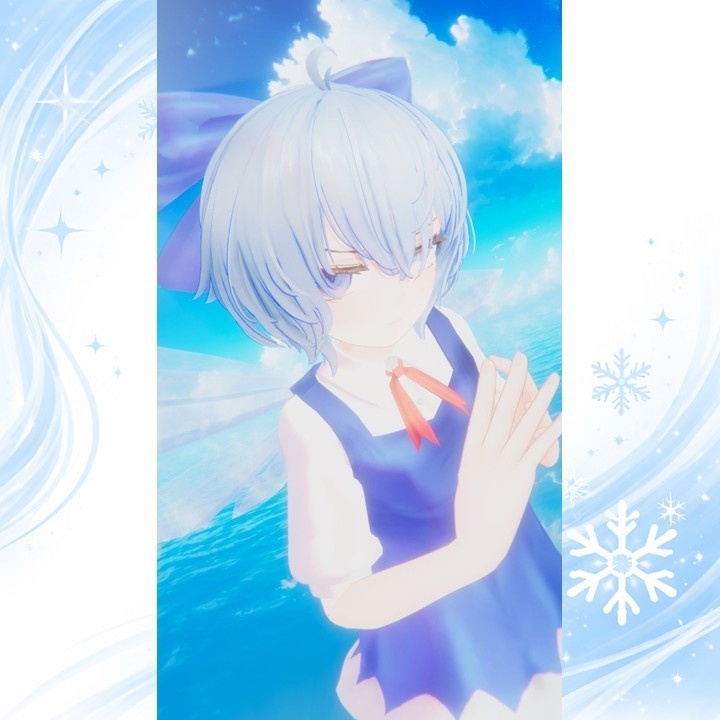 【RadDollV3対応】チルノ衣装