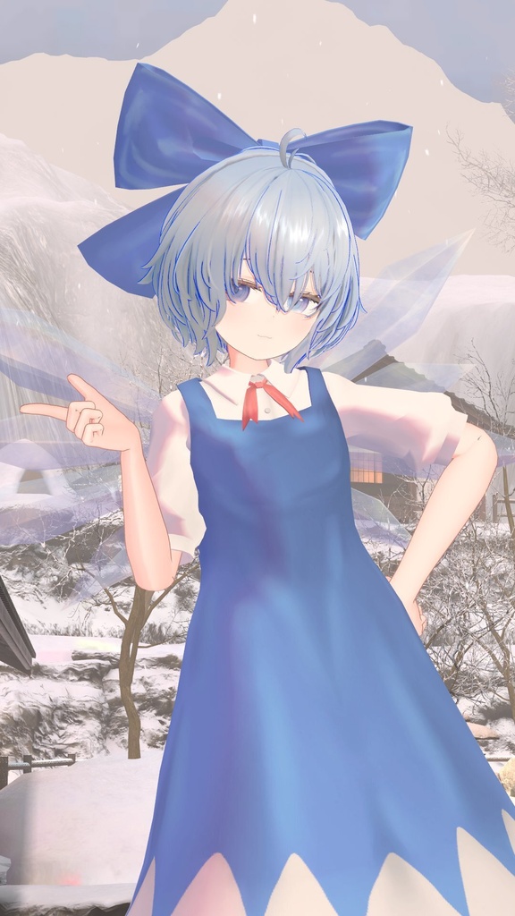 【RadDollV3対応】チルノ衣装【東方Project】