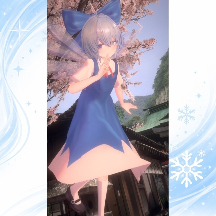 【RadDollV3対応】チルノ衣装