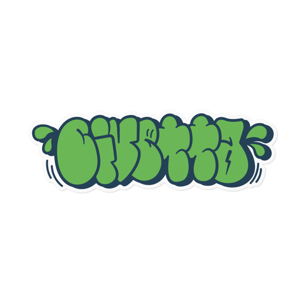 ThrowUp logo ステッカー 
