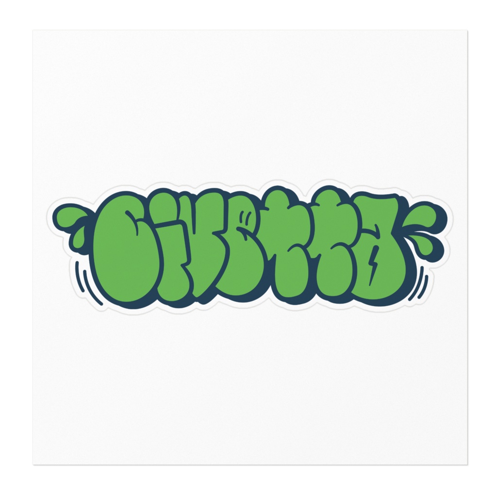 ThrowUp logo ステッカー