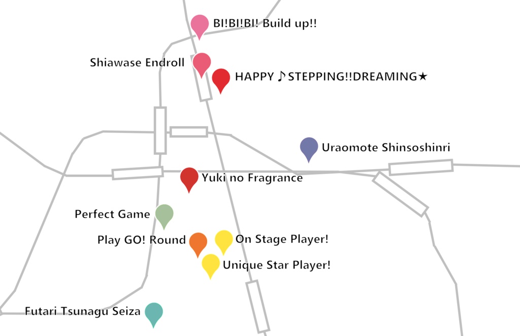 『THE MAP AROUND B.D.K.N』スウェット (THE IDOLM@STER MILLION LIVE! 9th LIVE ChoruSparkle!!)