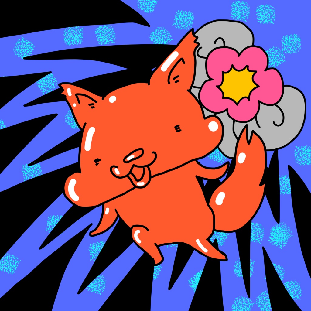 コップをトルと二足歩コースター。