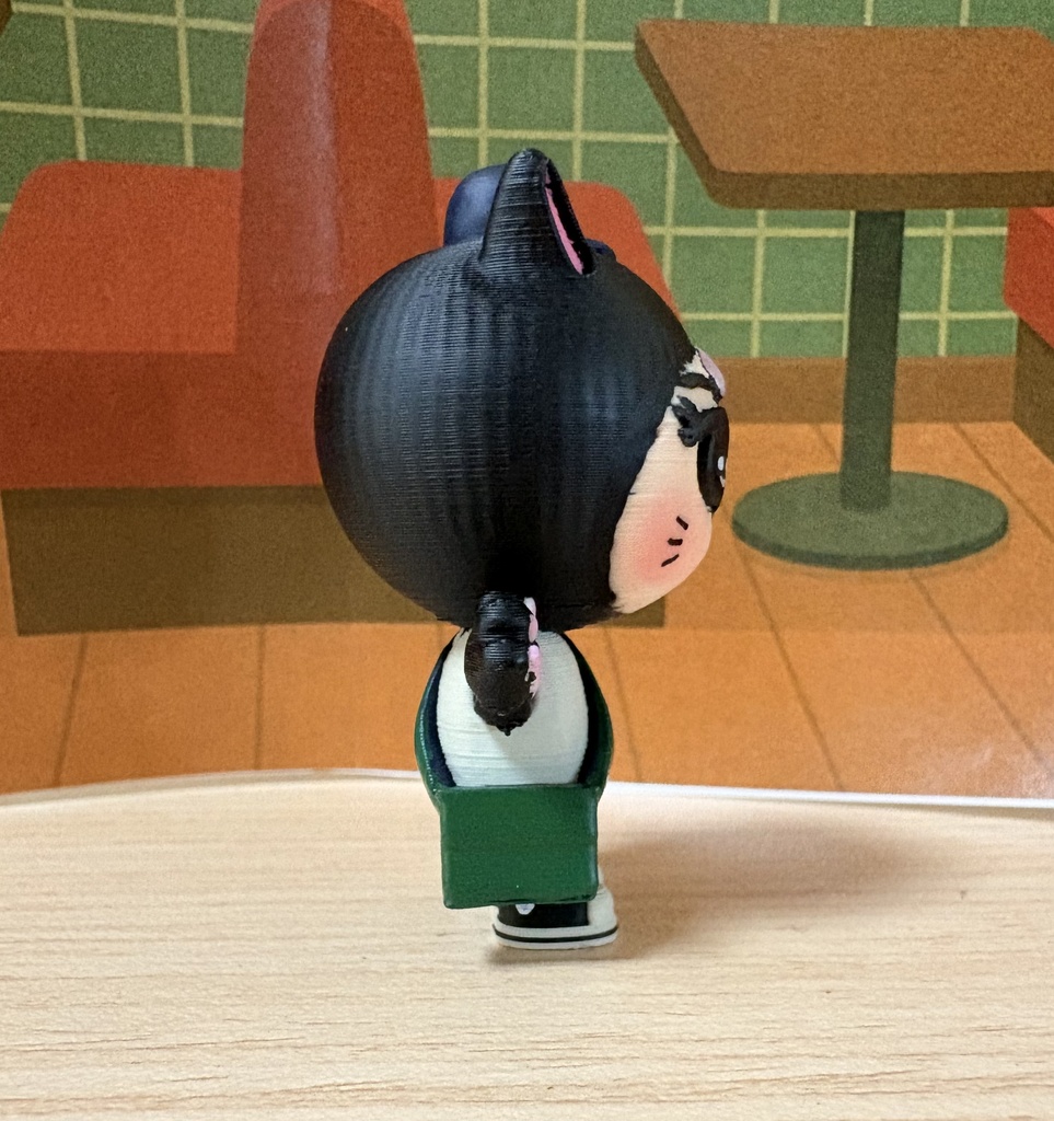 黒猫ココットフィギュア