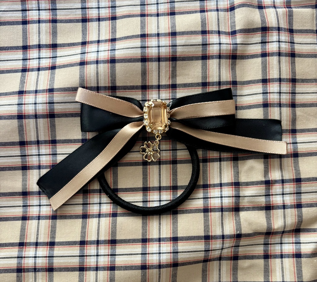 【ヘアゴム】お揃いリボン