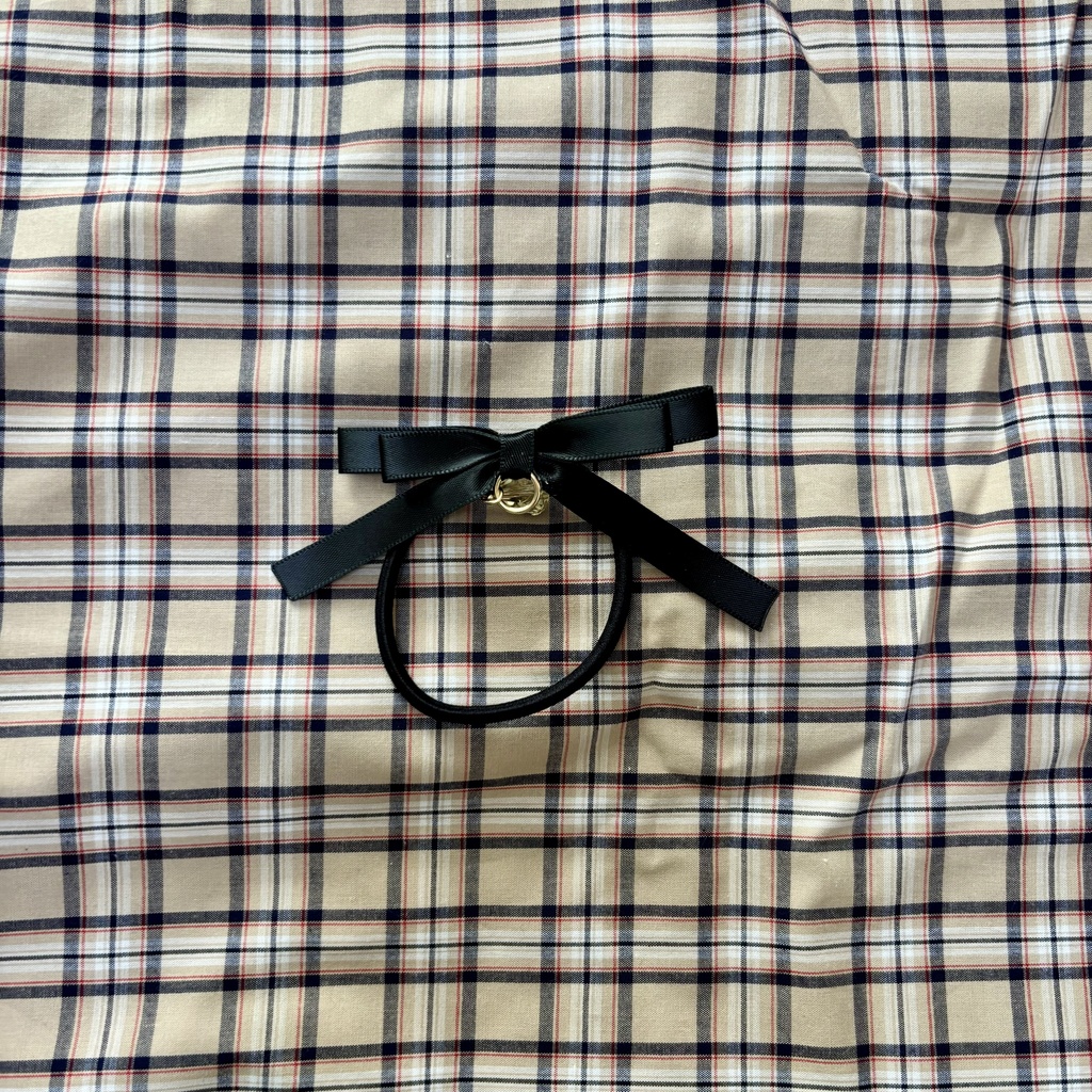 【ヘアゴム】【三個セット】デイリーお揃いリボン