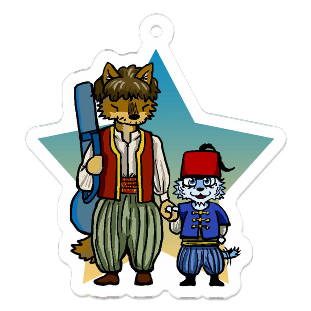 【アクリルキーホルダー】ルイスとブルー