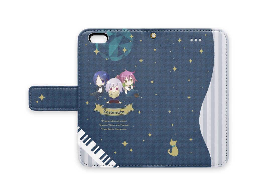 創作アイドル手帳型iPhoneケース (私服Ver.)