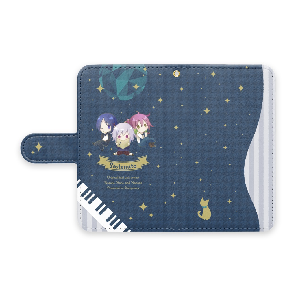 創作アイドル手帳型Androidケース (私服Ver.)