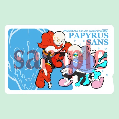 ICカードステッカー(パピルス&サンズ)