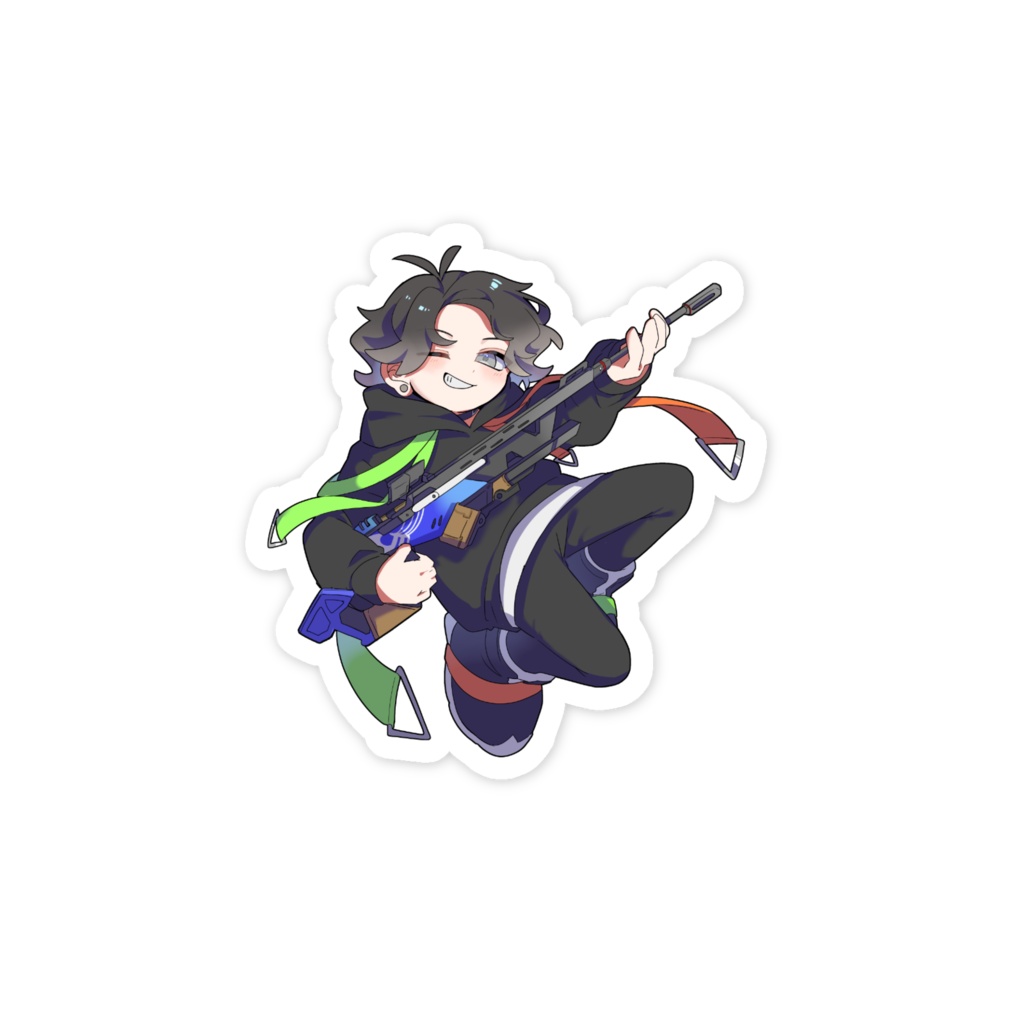 出雲路バニィスマホステッカー