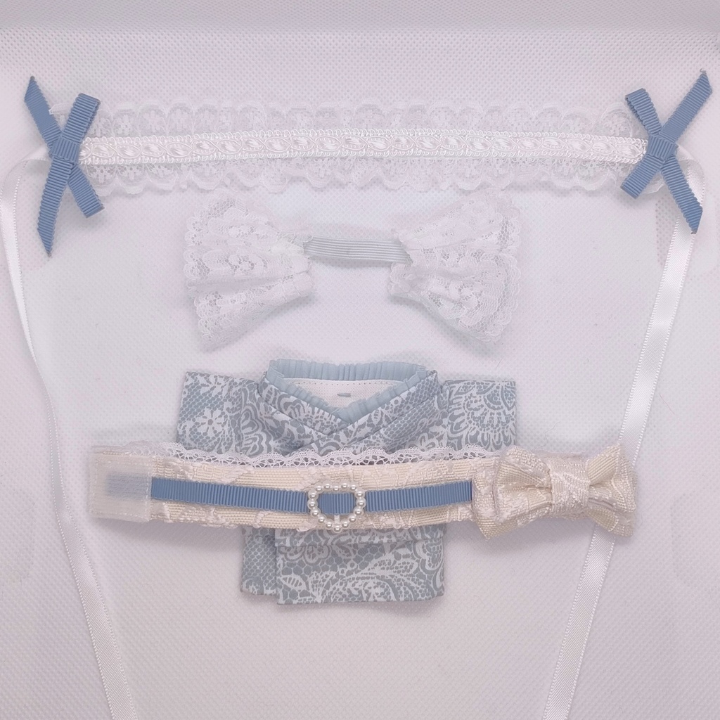 らぶりーゆかたset　青