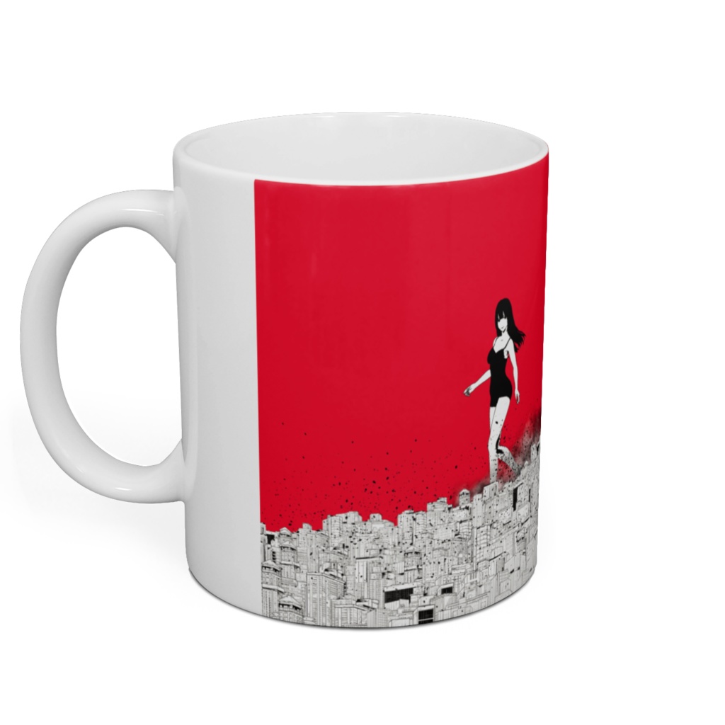 【マグカップ】巨大娘