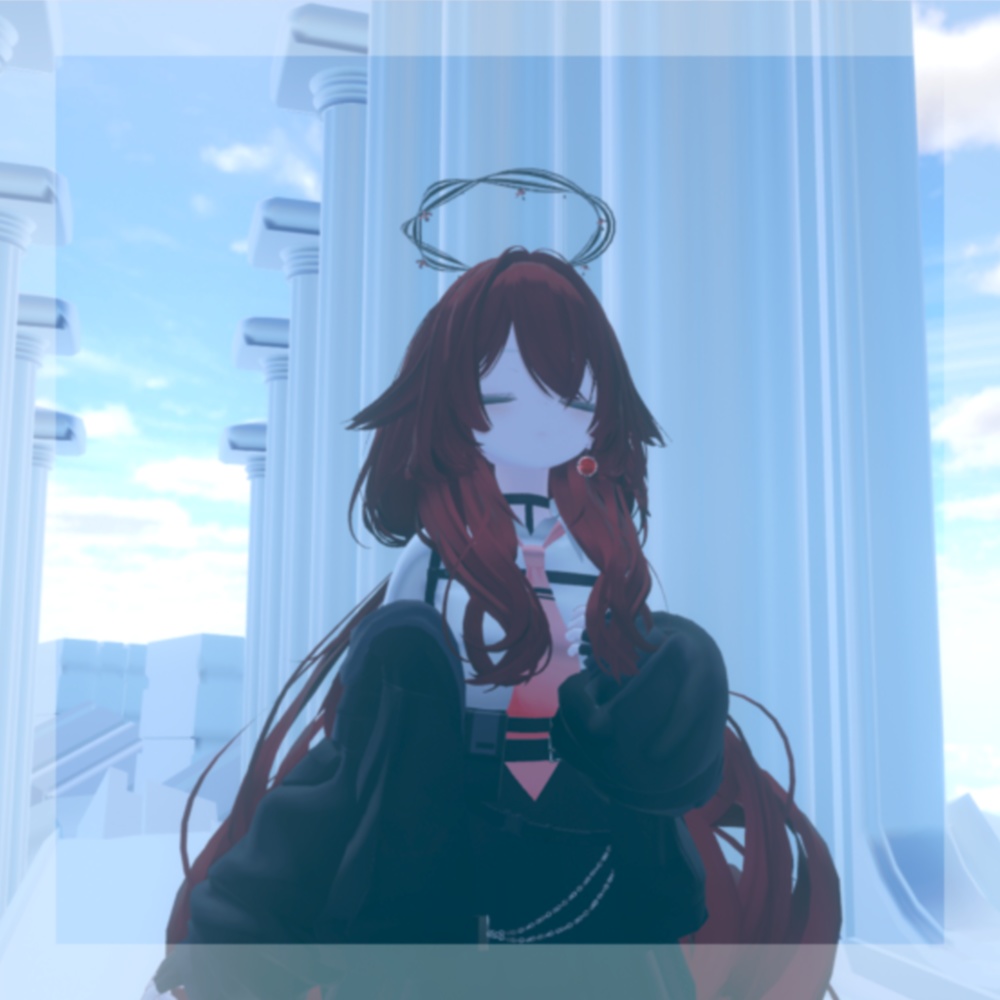 【VRChat】スパイラルヘイロー(Spiral_Halo)【ねじれヘイロー】【回る】