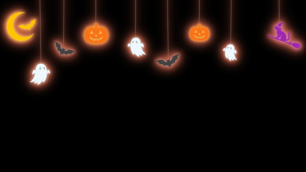【期間限定 無料 10月31日まで】【配信素材】ハロウィンガーランド