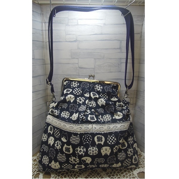 がま口バック(2way仕様)