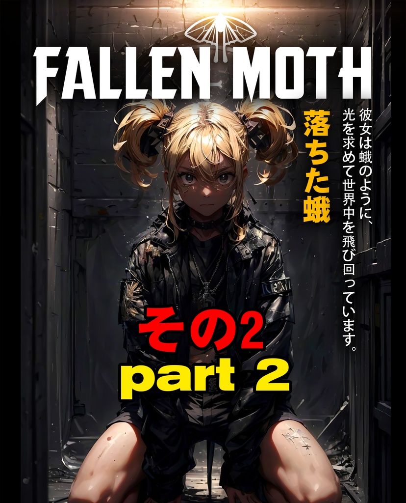 FALLEN MOTH (part 2) 落ちた蛾（その2）