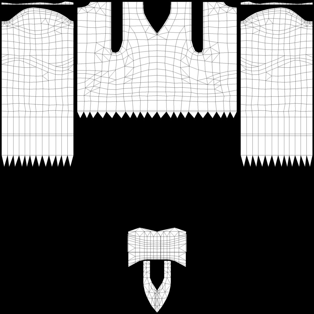 VRoid Studio Templates: Grids