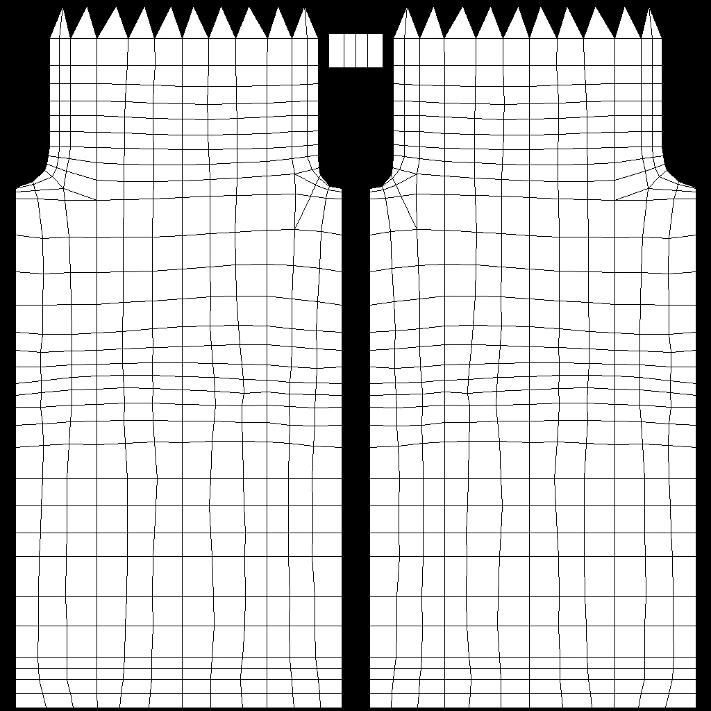 VRoid Studio Templates: Grids