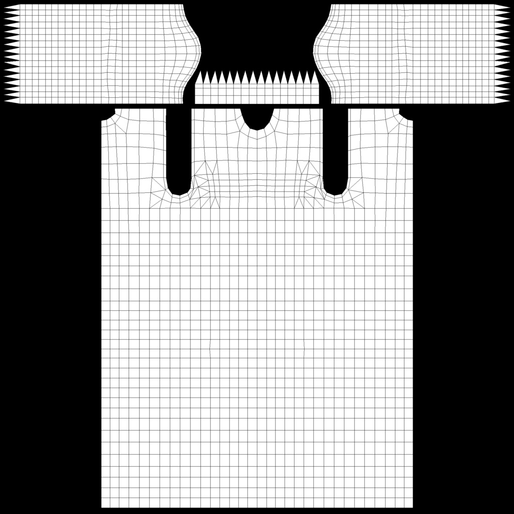 VRoid Studio Templates: Grids