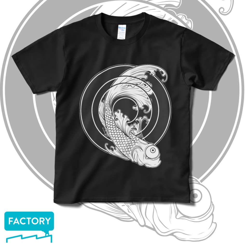 単眼金魚Tシャツ