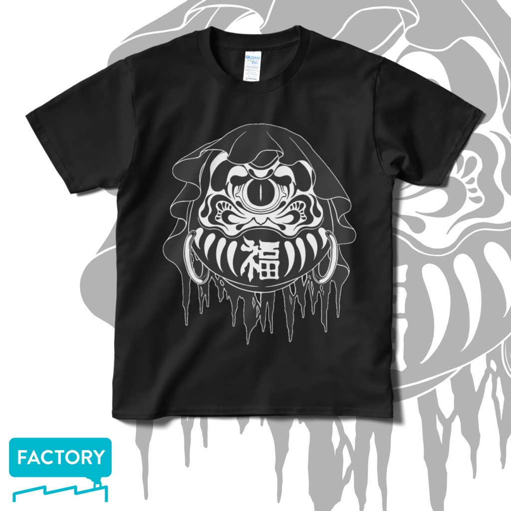 単眼だるまさんTシャツ