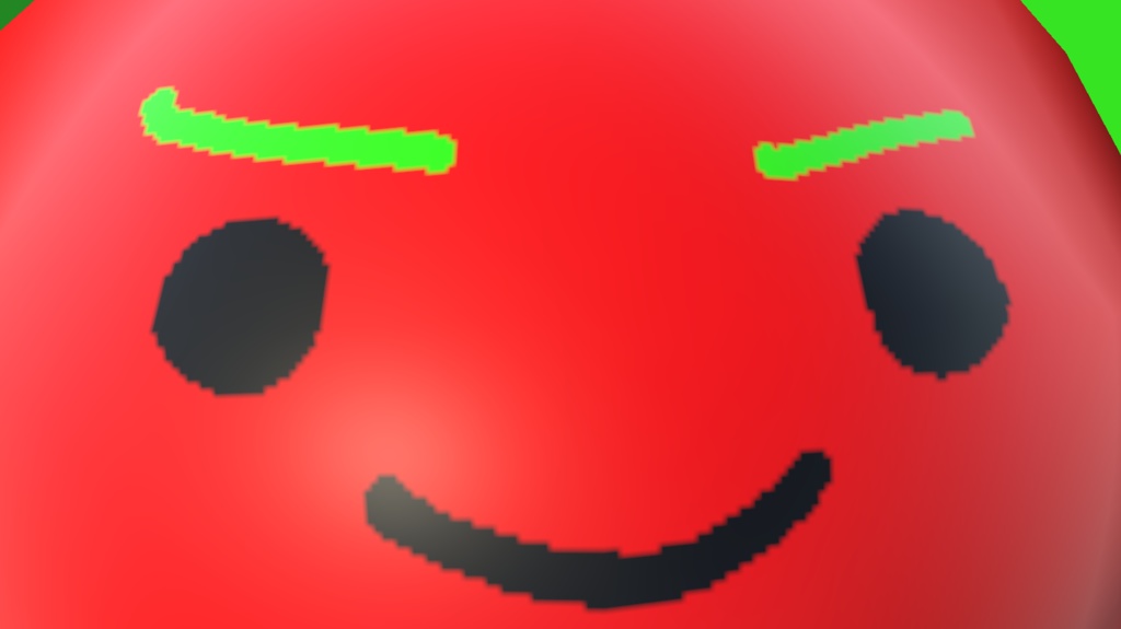 トマトヘッドつきの尻尾