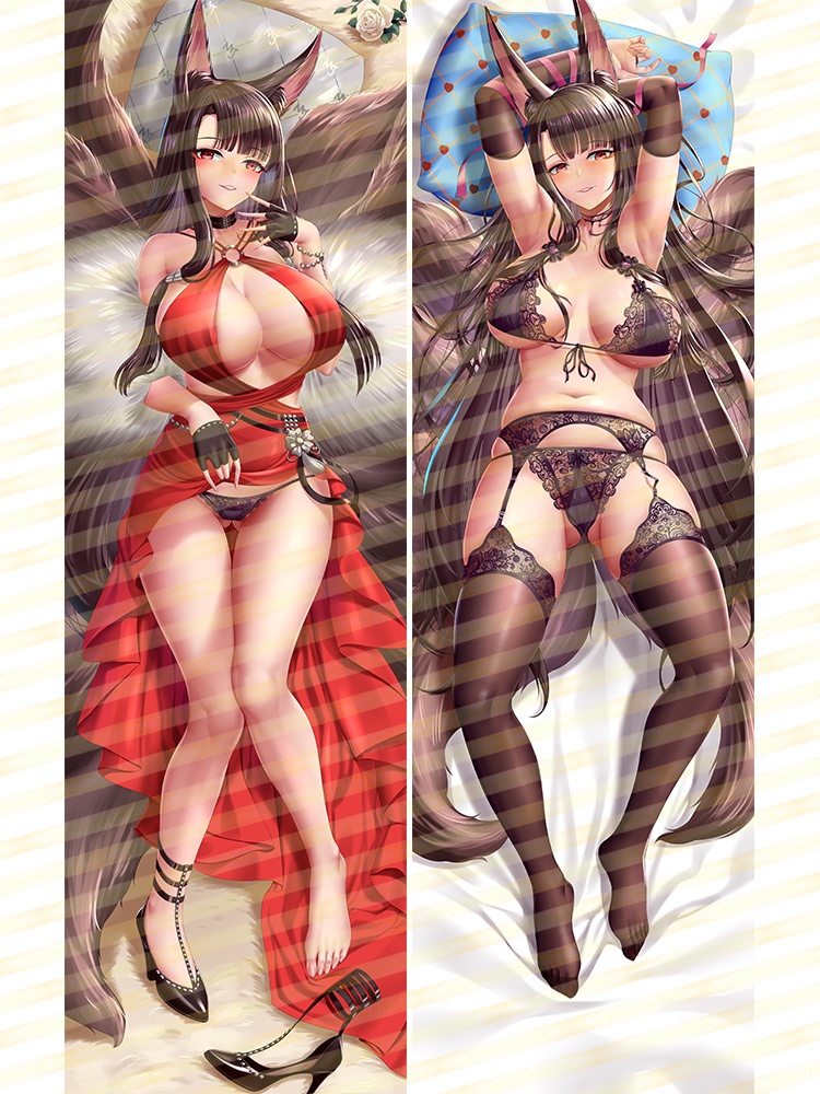 [R15受注]朱絹の余醺 赤城(アズールレーン)抱き枕カバー