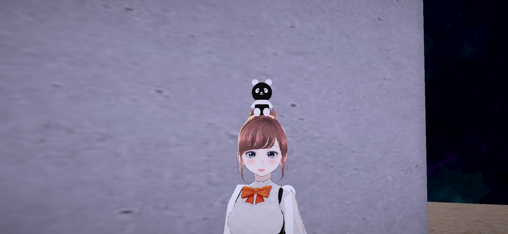 反転パンダ人形