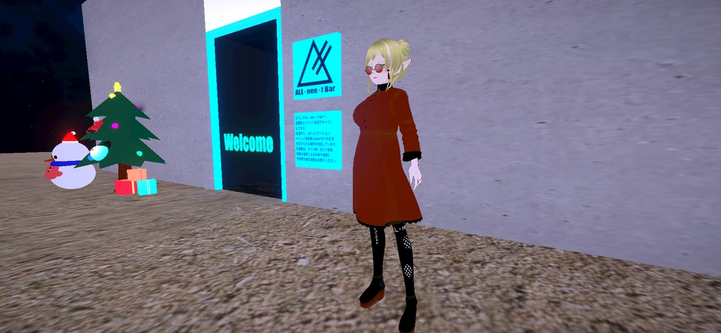 サングラス_金縁_黒レンズ_飾り付き