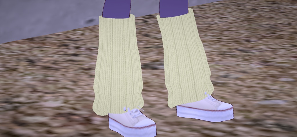 レッグウォーマー_ニット(color texture5色セット)