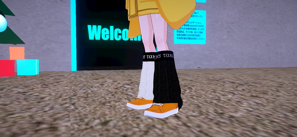 レッグウォーマー_ニットメンズ(texture5色セット)