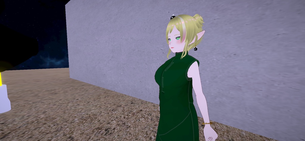 反転パンダAccessory(ボーン、ウェイト付き)