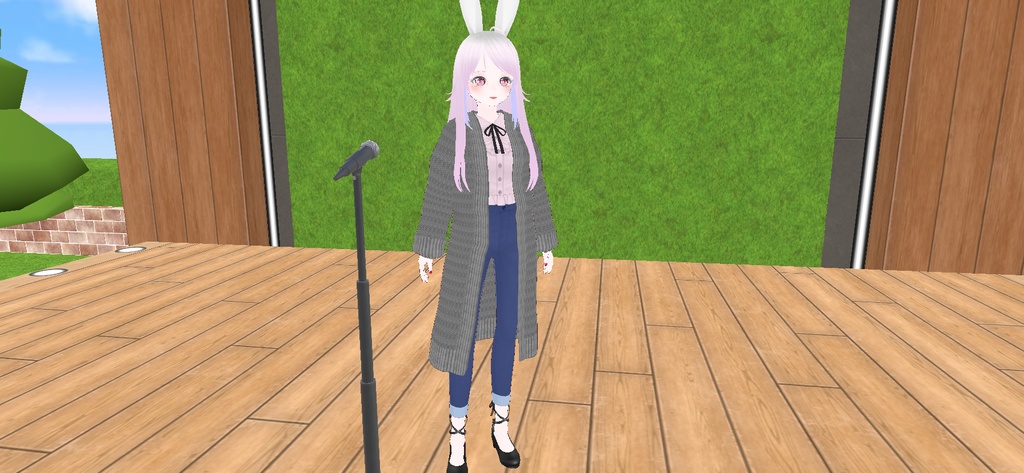 ニット、、スキニーパンツ、チェーンベルト、パンプス