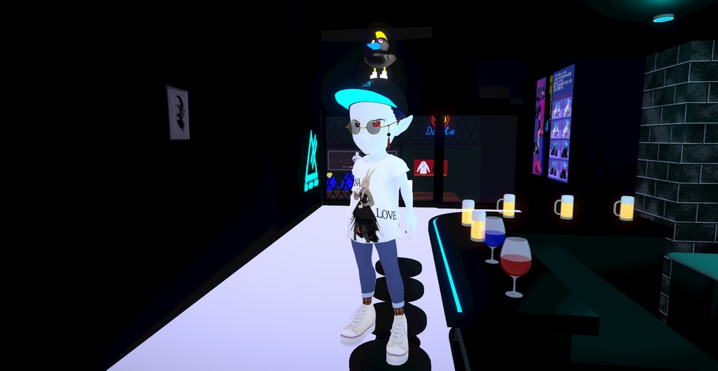 アバターアクセサリー(サングラス、アヒル、キャップ、リング)