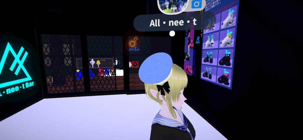 アバター用アクセサリー(マリンキャップ、リボン、リング)