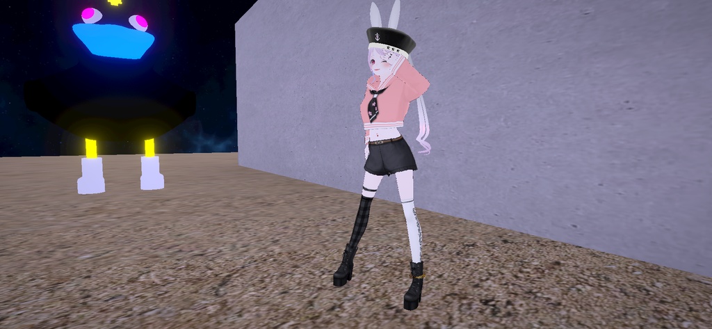 マリンキャップ_ローポリゴン