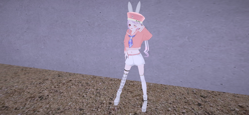 マリンキャップ_ローポリゴン