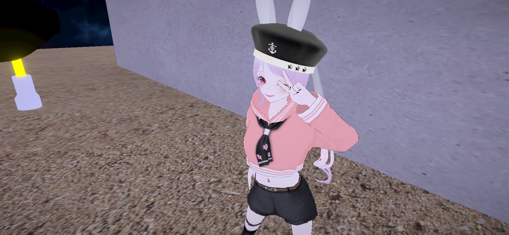 マリンキャップ_ローポリゴン