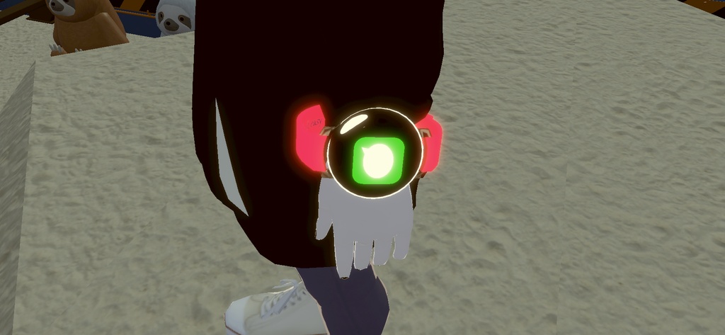 The Watch(スマートウォッチ)、logoキャップマテリアル