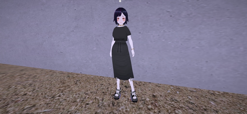 アバター衣装(Tシャツ、スカート、ワイドパンツ、靴下)