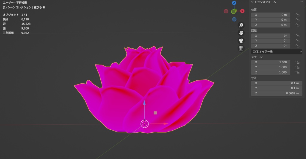 アバター用アクセサリー(リボン、バラの髪飾り)