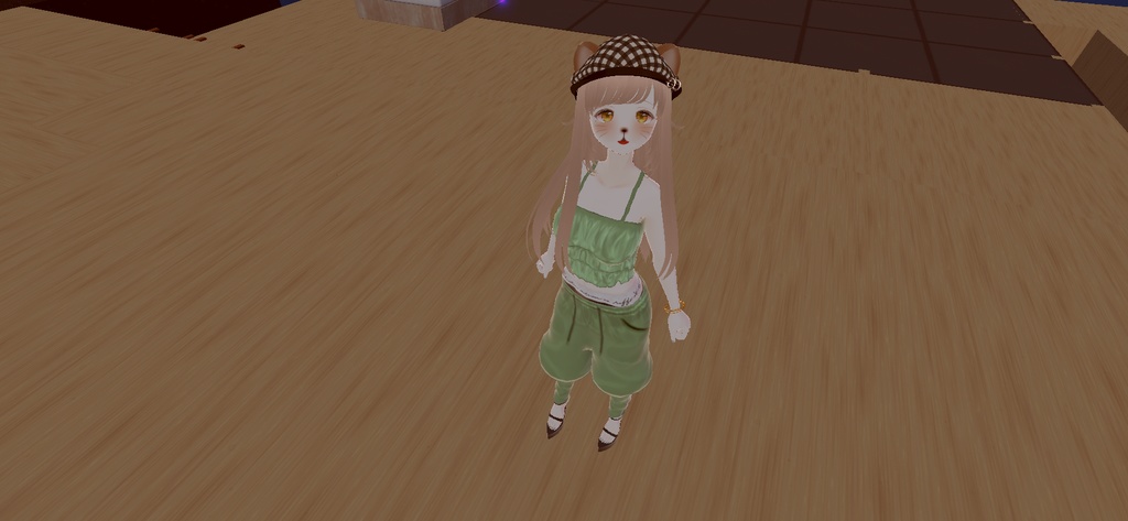 アバター衣装(キャミソール、サルエルパンツ、ボクサーパンツ、サンダル)