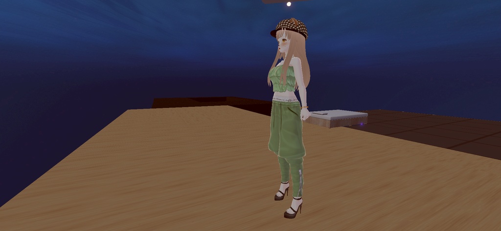 アバター衣装(キャミソール、サルエルパンツ、ボクサーパンツ、サンダル)