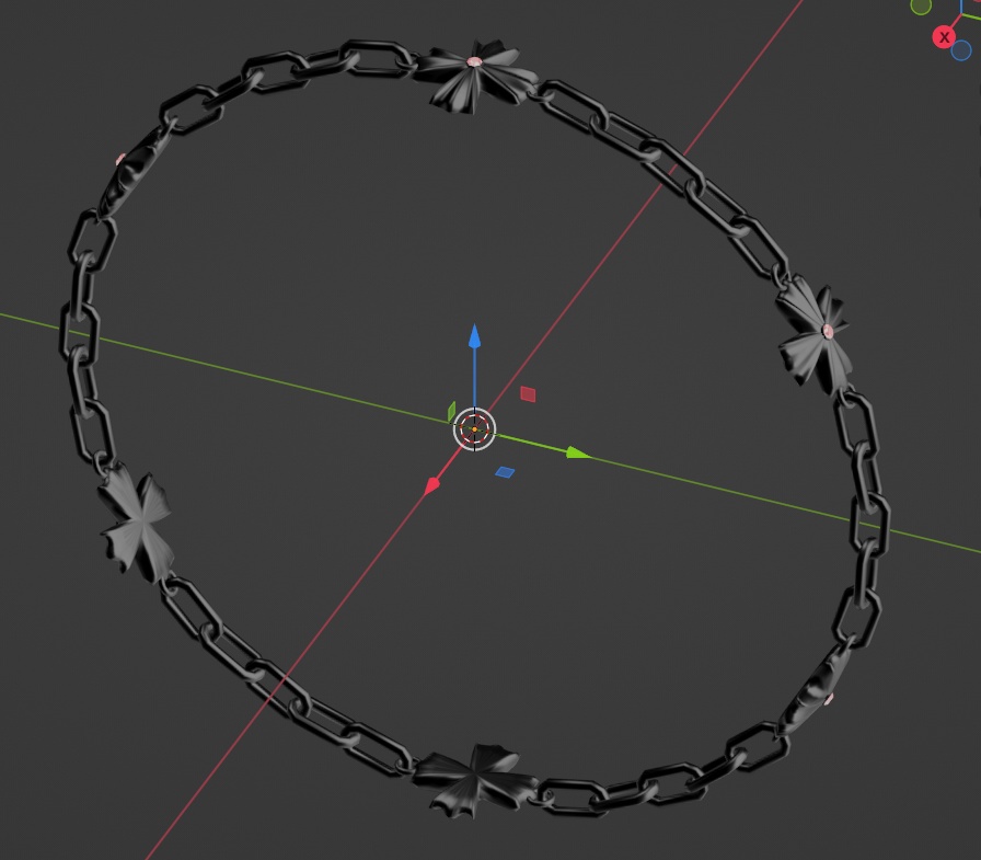 アバター用アクセサリー(かんざし、ブレスレット)