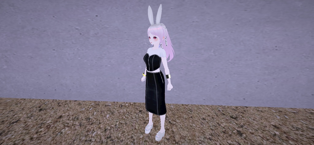 アバター衣装(ビスチェ、スカート、ワイドパンツ、サンダル)