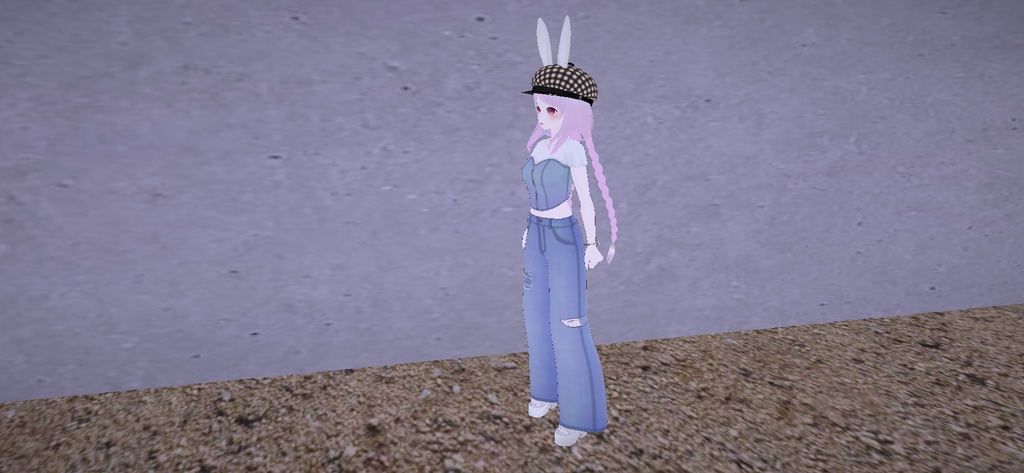 アバター衣装(ビスチェ、スカート、ワイドパンツ、サンダル)