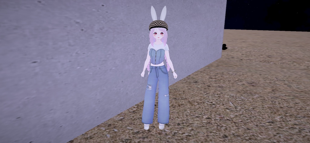 アバター衣装(ビスチェ、スカート、ワイドパンツ、サンダル)